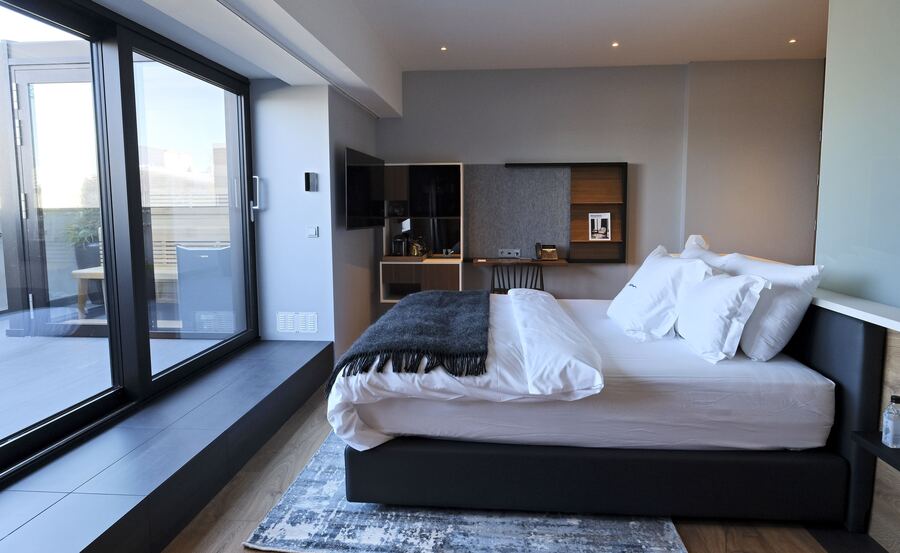 Another view of the Junior Suite bedroom